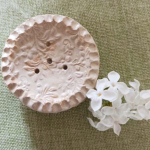 Kleine Keramikschale weiß  für Feine Shampoostückchen