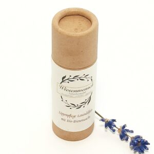 Lippenpflege "Lavendelfein" mit Bio-Bienenwachs und Lausitzer Lavendelöl