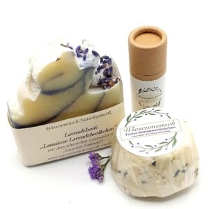 Geschenkset "LavendelLiebe" Pflege für Haut und Haar